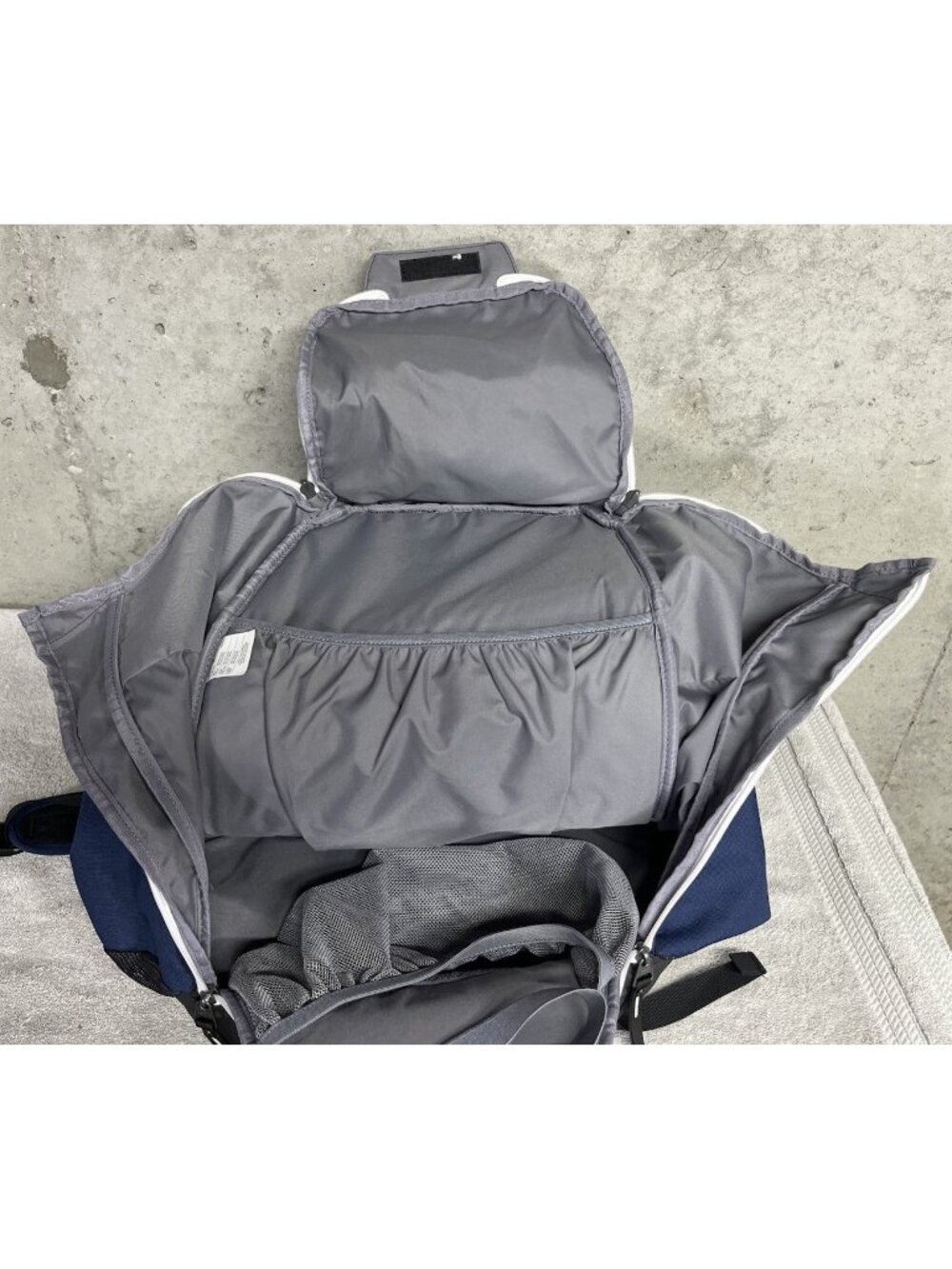 Nike Elite Quad Zip System 2.0 Navy Blue Basketball Hoops Backpack BA5259 410 - Picture 9 of 11